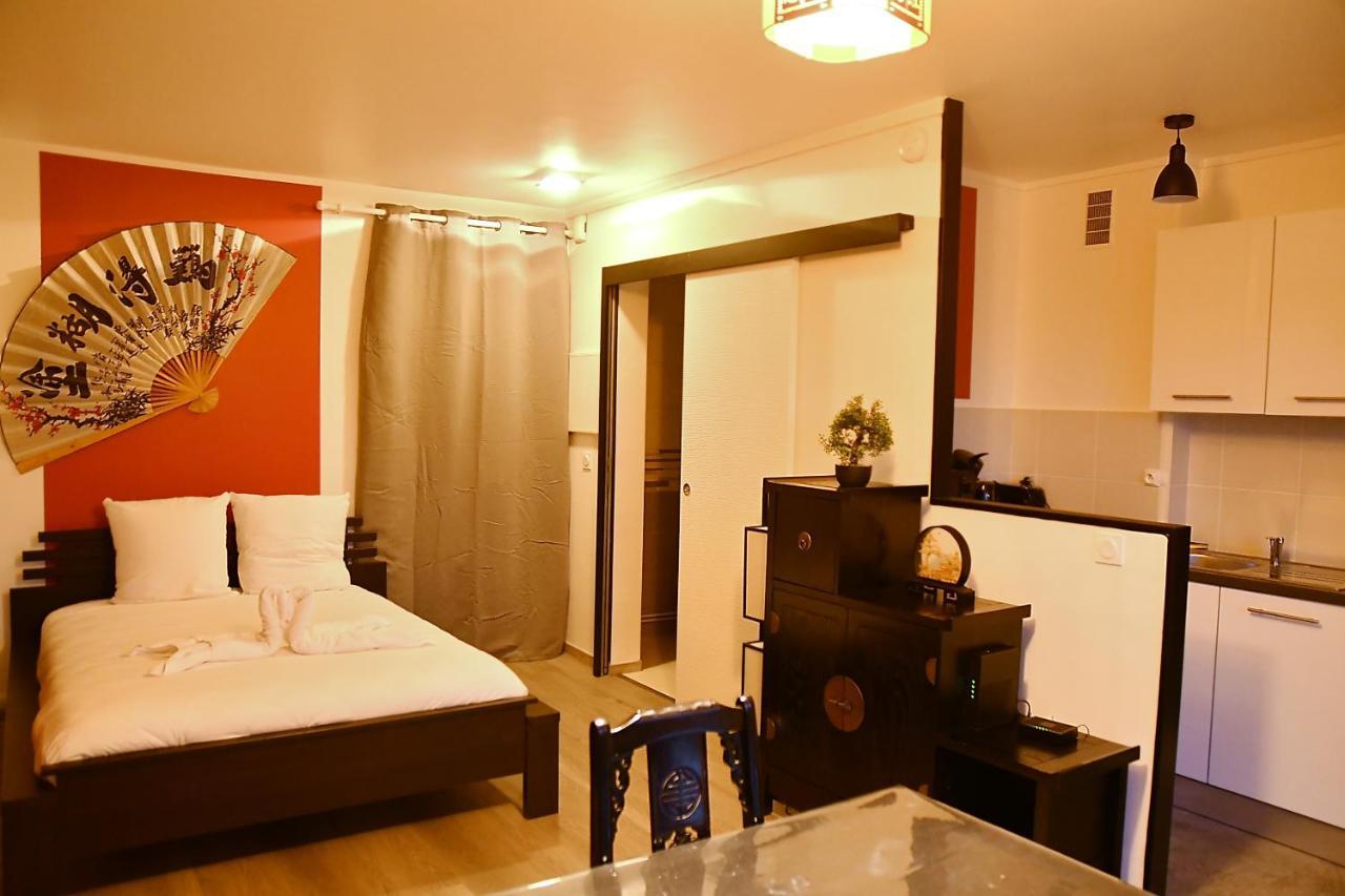 F1 Entier Cosy Style Asiatique Montgeron, Proche Paris Exterior foto
